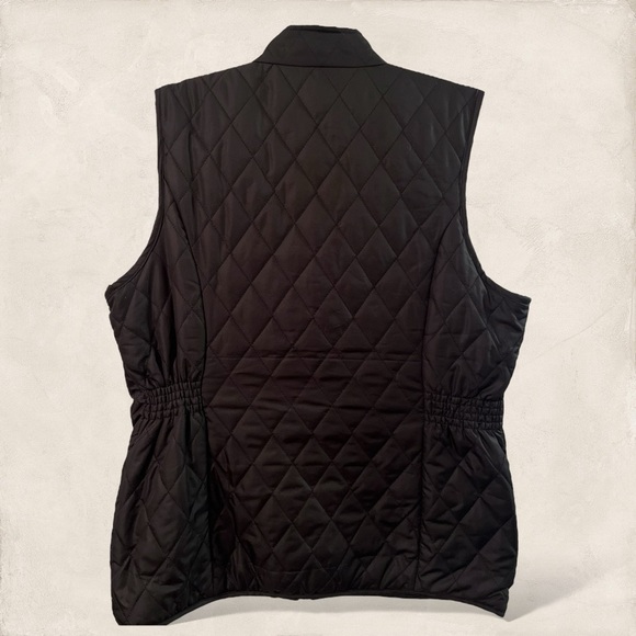 Charter Club Quilted Black & Cheeta Womens Size Large - Picture 4 of 5